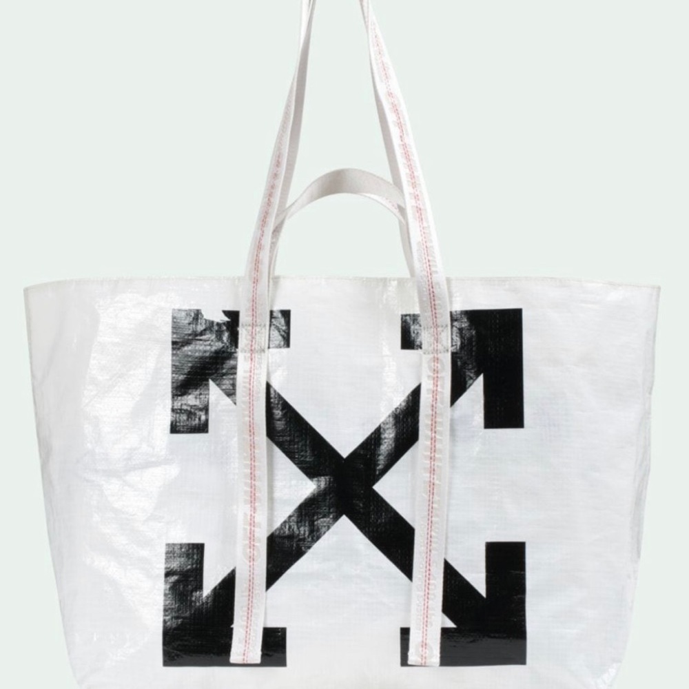 Off white shopper tote